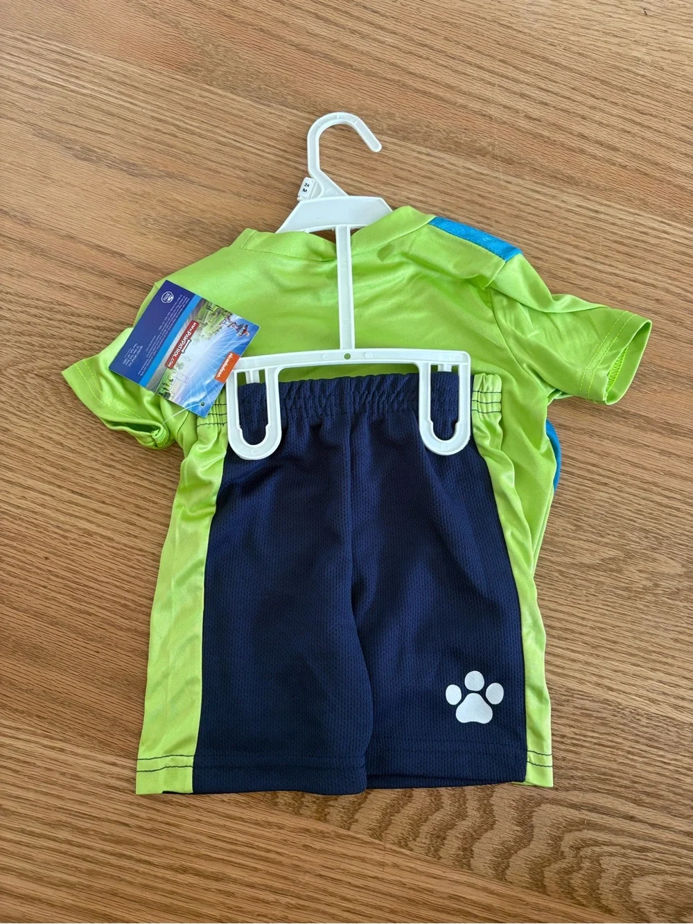 Nickelodeon Paw Patrol Scuba Rashguard Set - Blue & Lime